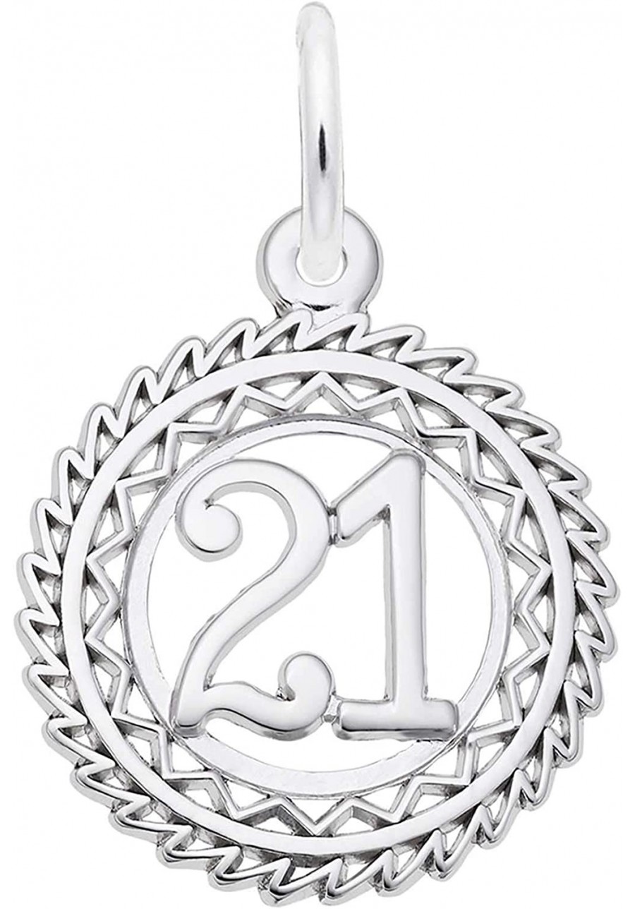 Number 21 Charm $37.80 Charms & Charm Bracelets