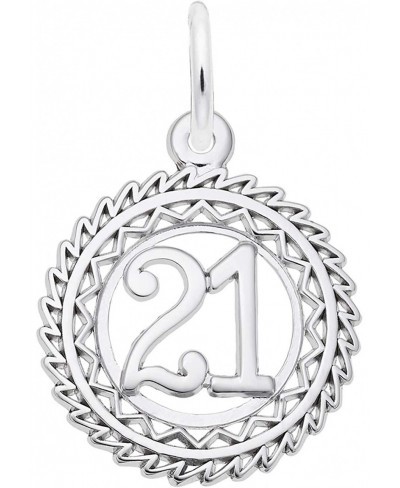 Number 21 Charm $37.80 Charms & Charm Bracelets