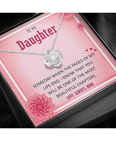 To My Daughter Necklace From Mom Handmade Jewelry With Message Card In A Box Gift For Daughter From Mom Jewelry For Women Mom...