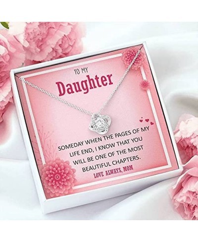 To My Daughter Necklace From Mom Handmade Jewelry With Message Card In A Box Gift For Daughter From Mom Jewelry For Women Mom...