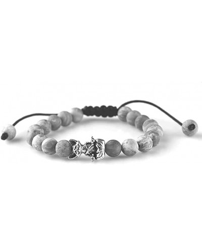 Yoga Meditation Bracelet Cat Buddha Natural Stone Energy Beads Bracelet Unisex $12.09 Strand