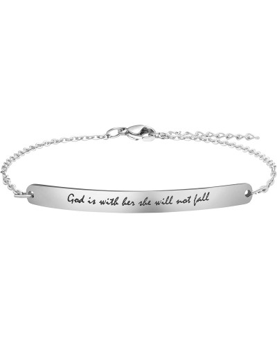Personalized Gifts for Women Motivational Friendship Bracelets Inspire Mantra Message Engraved $16.32 Identification