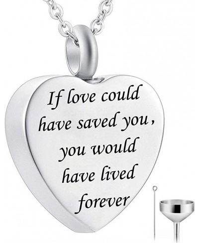 Cremation Jewelry Urn Necklace i Carry You with me for Ashes Stainless Steel Memorial Pendant $13.46 Pendants & Coins