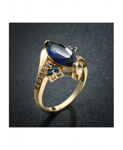 Gold Plated Wedding Bands for Women Band Ring Geometry Inlaid CZ Comfort Fit Wedding Band $7.28 Promise Rings