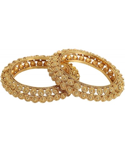 Amazing Collection Bollywood Fashion Gold Plated Tone Indian Polki Traditional Bangles/Bracelets Jewelry for Women $25.37 Bangle