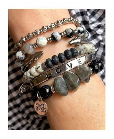 Duchess Collection - Silver Aurora Bracelet $23.88 Stretch