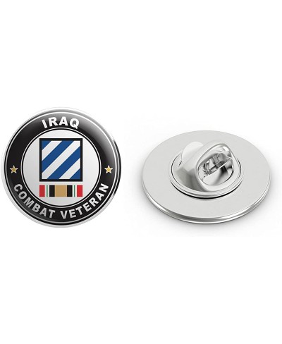 US Army 3rd Infantry Division Iraq Combat Veteran Metal 0.75" Lapel Hat Pin Tie Tack Pinback $13.65 Brooches & Pins