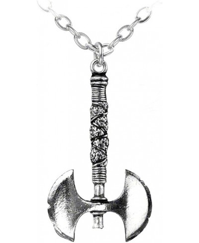 P11 Double Axe Pendant $17.29 Pendant Necklaces