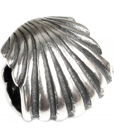 Sterling Silver Seashell European Style Bead Charm $13.38 Charms & Charm Bracelets