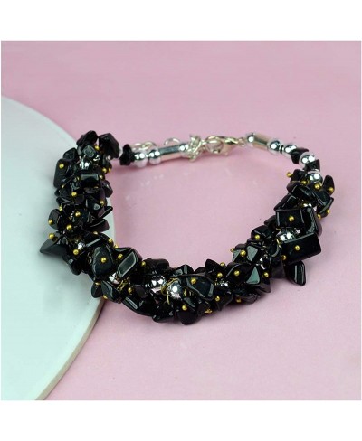 Natural Stone Bracelet Crystal Bracelet Chip Bracelet for Reiki Healing and Crystal Healing Stone Bracelet $14.91 Stretch