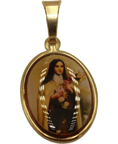 Santa Teresa De Jesus 18k Gold Plated Medal with 20 inch Chain $22.10 Pendants & Coins