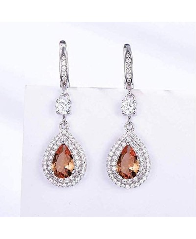 Diaspore Gemstone Clip Earrings for Women Solid 925 Sterling Silver Zultanite Color Change Stone Fashion $34.28 Clip-Ons