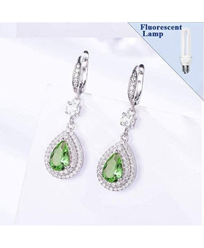 Diaspore Gemstone Clip Earrings for Women Solid 925 Sterling Silver Zultanite Color Change Stone Fashion $34.28 Clip-Ons