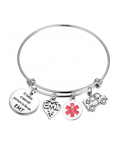 Paramedic Gifts Graduation Gift Emergency Medical Technician Bracelet $8.05 Pendants & Coins