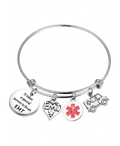 Paramedic Gifts Graduation Gift Emergency Medical Technician Bracelet $8.05 Pendants & Coins