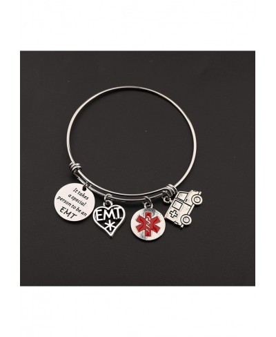 Paramedic Gifts Graduation Gift Emergency Medical Technician Bracelet $8.05 Pendants & Coins