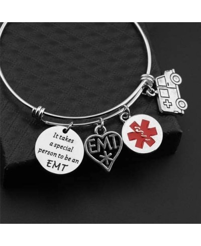 Paramedic Gifts Graduation Gift Emergency Medical Technician Bracelet $8.05 Pendants & Coins