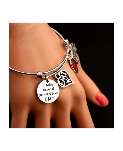 Paramedic Gifts Graduation Gift Emergency Medical Technician Bracelet $8.05 Pendants & Coins