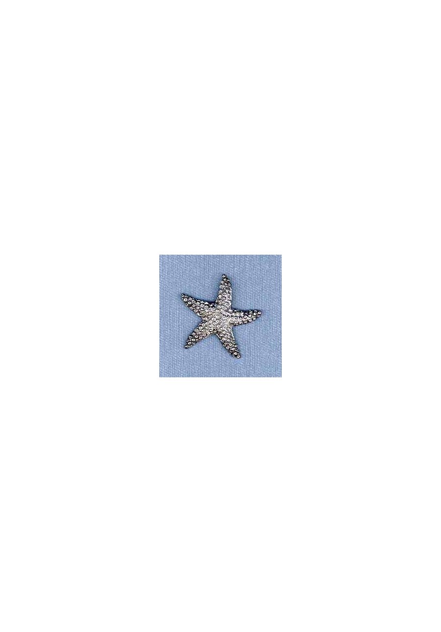 Starfish Pewter Lapel Pin Brooch - USA Made - Hand Crafted $13.41 Brooches & Pins