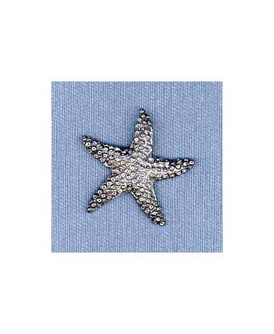 Starfish Pewter Lapel Pin Brooch - USA Made - Hand Crafted $13.41 Brooches & Pins