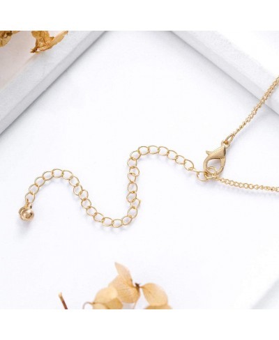 Layered Drop Bar Necklace Chain Minimal Sequins Necklaces Jewelry for Women and Girls $9.05 Y-Necklaces