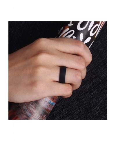 Inner Arc Ergonomic Breathable Design Metallic Silicone Rings for Women Silicone Wedding Band Women 6mm Wide - 2mm Thick $10....