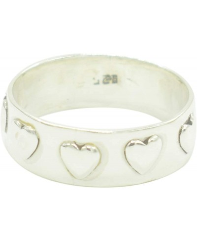 Valentine's Special Heart Design 925 Sterling Silver Love Promise Thumb Ring for Girls & Women $36.87 Bands