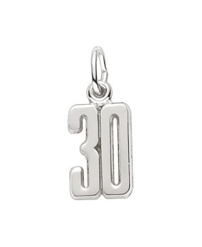 Number 30 Charm $20.68 Charms & Charm Bracelets