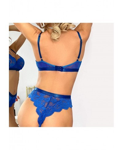 Women's Lingerie Set Sexy Embroidery Lace Lingerie Set for Women Sex Push Up Wireless Bras Thongs Teddy Babydoll Underwear $1...