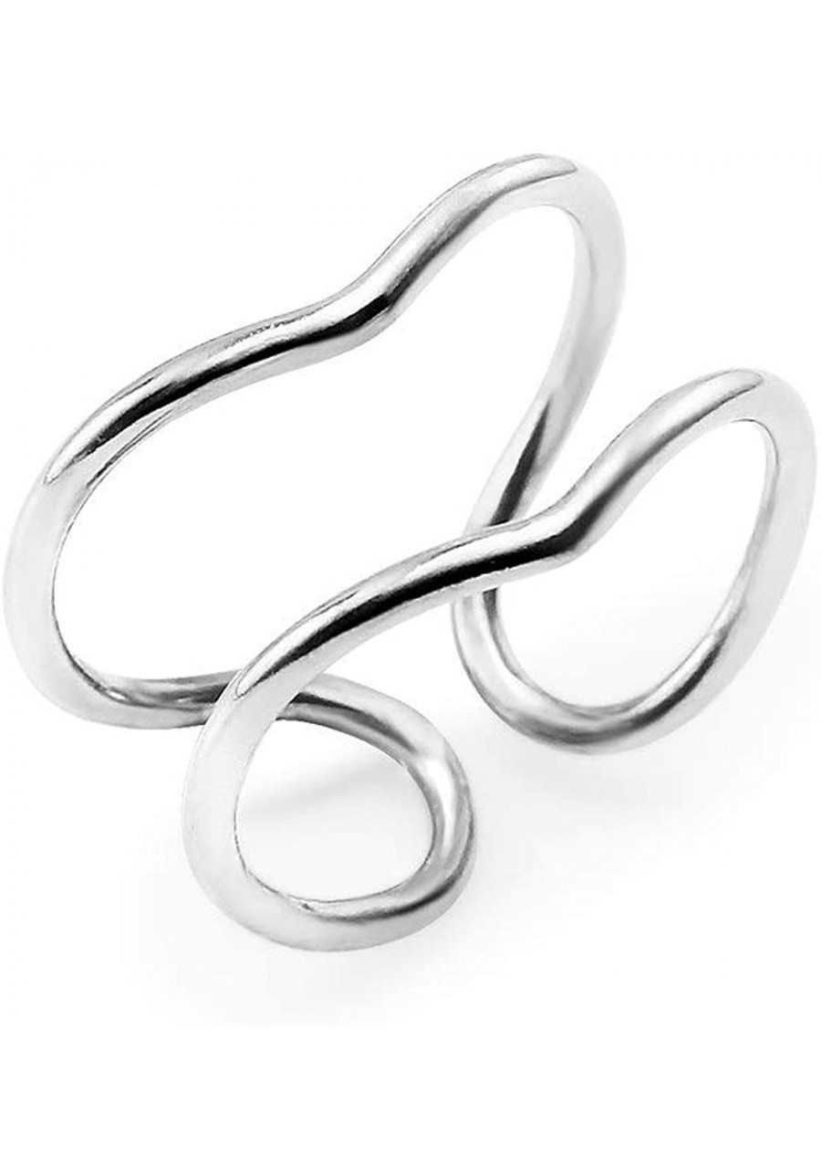 Sterling Silver Chevron Ring Sizes 5-10 $12.16 Bands