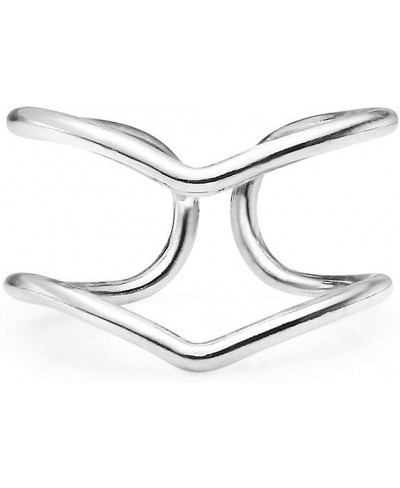 Sterling Silver Chevron Ring Sizes 5-10 $12.16 Bands