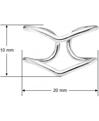 Sterling Silver Chevron Ring Sizes 5-10 $12.16 Bands