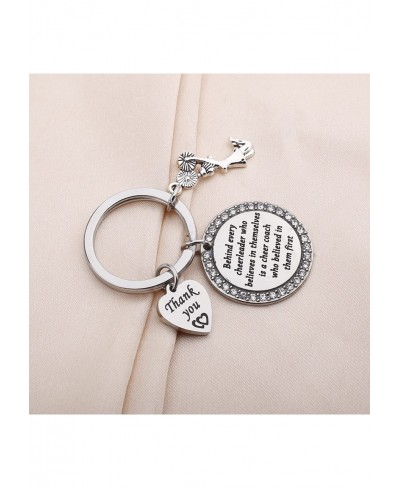 Cheer Coach Keychain Cheerleader Mom Keychain Cheer Coach Gift Cheerleading Coach Appreciation Gift $15.86 Pendants & Coins