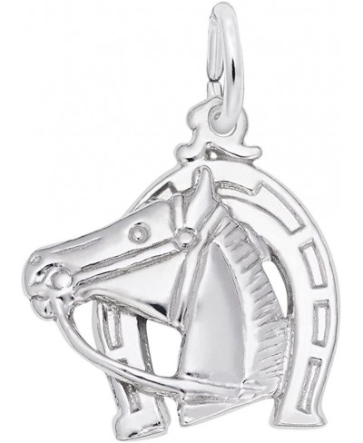 Horse Head with Horseshoe Charm $27.46 Charms & Charm Bracelets