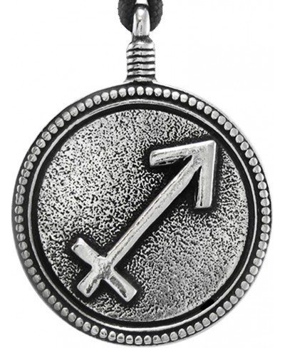 Pewter Sagittarius "The Archer" Zodiac Sign Astrology Pendant $19.27 Pendants & Coins