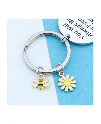 Bee My Favourite Teacher Teacher Keychain Educator Gift Thanksgiving Jewelry Gifts $7.18 Pendants & Coins