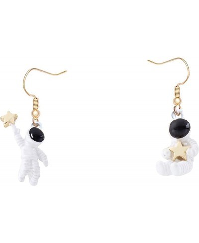 Creative Asymmetric Astronauts Spaceman Dangle Earrings $6.88 Drop & Dangle