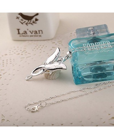 Women's Rhodium Plated Arwen'S Evenstar Lord of The Rings Pendant $28.07 Jewelry Sets