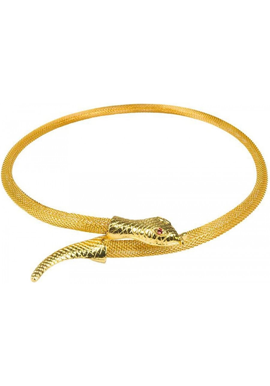 Snake Bracelet Serpent Necklace Ladies Ancient Egyptian Cleopatra Fancy Dress Costume Accessory $54.06 Chokers