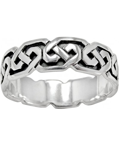 Sterling Silver Celtic Knot Band Ring (Sizes 4-15) $21.89 Bands