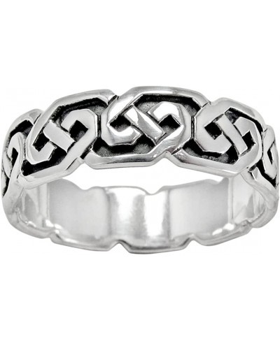 Sterling Silver Celtic Knot Band Ring (Sizes 4-15) $21.89 Bands