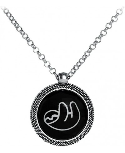 Fashion Woman Dainty Sloth Charm Necklace Inspired Animal Pendant $9.79 Pendants & Coins