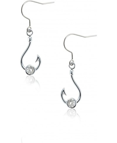 Titanium Dangle Earrings Anchor/Rudder/Fish Hook Dangling Drop Earring Charms Pure Titanium Earring Hooks Hypoallergenic for ...