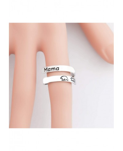 Mama Bear Ring for Mom Mother Jewelry Mama Bear Gift Mama Bear and Baby Bear Ring $11.99 Pendants & Coins