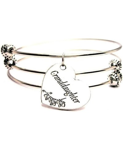 Granddaughter Expandable Triple Wire Adjustable Bracelet Made in The USA $23.28 Strand