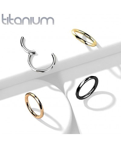 Implant Grade Titanium Hinged Segment with Faceted Side (Sold Per Piece) $13.82 Piercing Jewelry