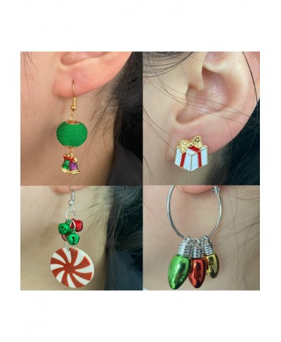 Christmas Earrings for Women Christmas Tree Bells Drop Dangle Earrings Holiday Earrings Xmas Jewelry… $9.85 Drop & Dangle