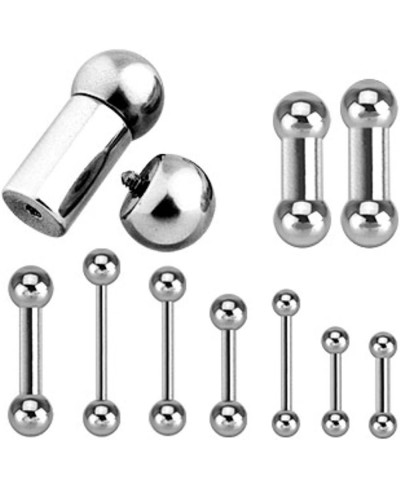 Internally Threaded 316L Surgical Steel Barbell $13.64 Piercing Jewelry