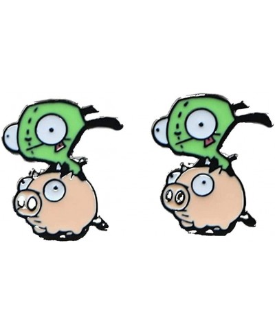 Gir Character Face Stud Earrings $9.62 Stud