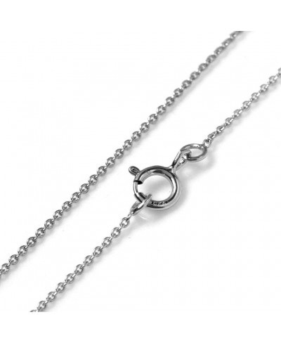 Natural Moonstone 925 Sterling Silver Filigree Crescent Moon Pendant with 18 Inch Chain Necklace $13.77 Pendant Necklaces